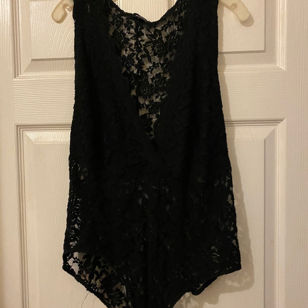 Black Lace Bodysuit